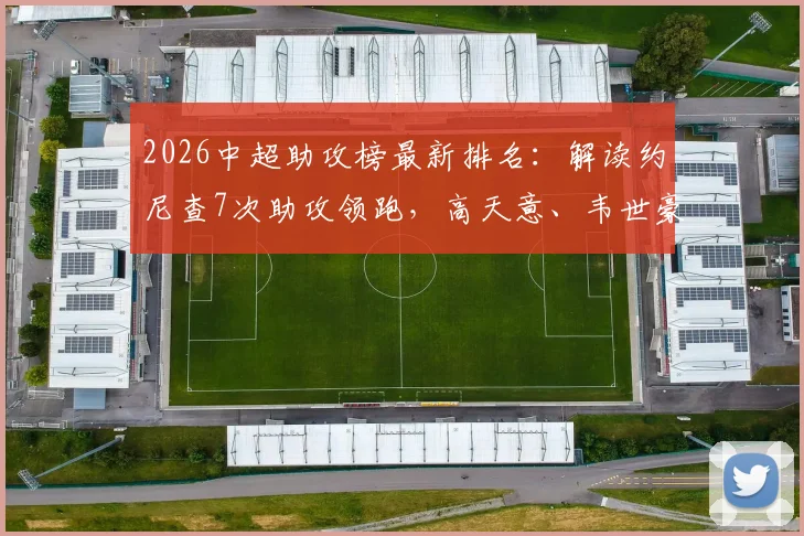 2026中超助攻榜最新排名：解读约尼查7次助攻领跑，高天意、韦世豪成本土球员代表